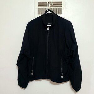 Sleek Black Zip-Up Jacket